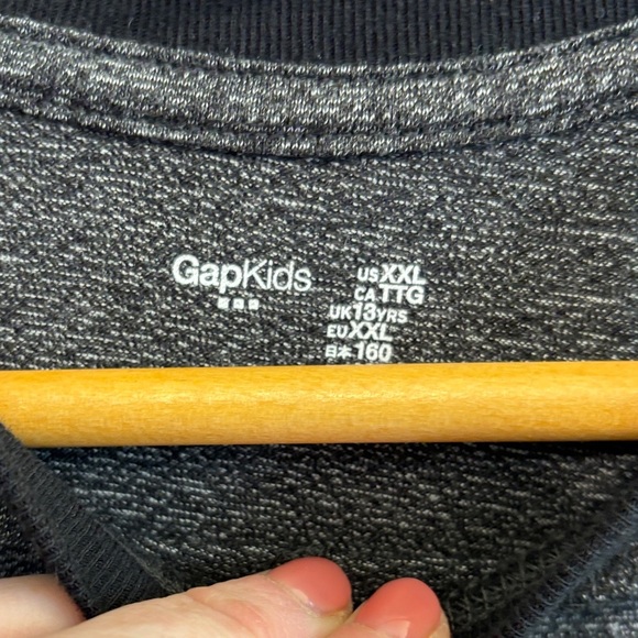 GAP Gray and Black Long Sleeve Tee - Picture 3 of 4